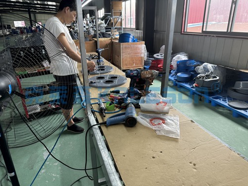 克萊森工業吸塵器生產車間實拍圖